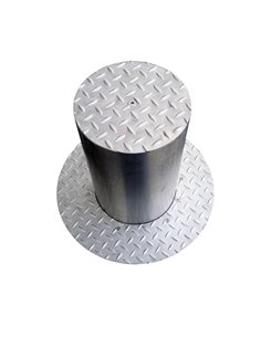 Bolardo fijo Motorline MPIE5 en acero inoxidable 2