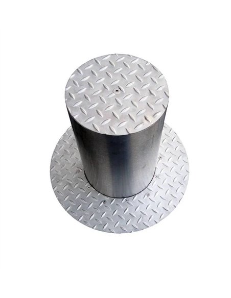 Bolardo fijo Motorline MPIE5 en acero inoxidable